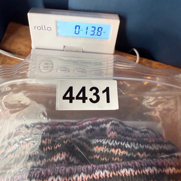 Womens Multicolored Striped Turtleneck Cowl Sweater Long Texture Knit Sz S - Picture 10 of 10